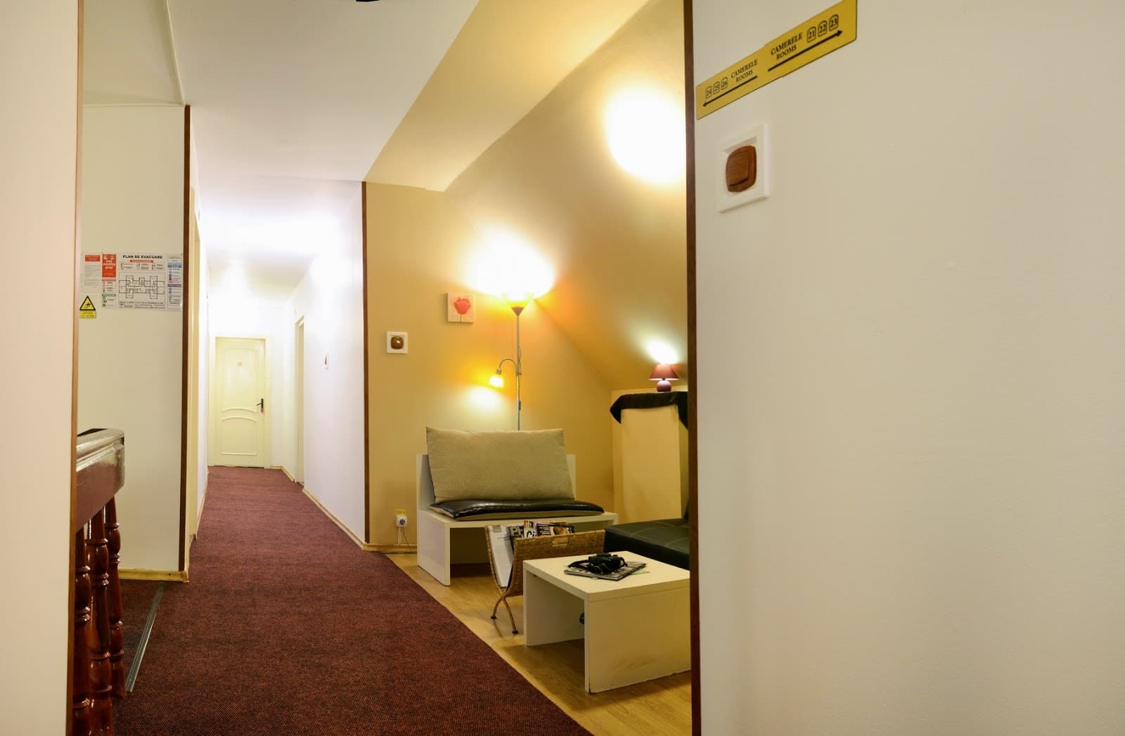 Scara și zona de recepție